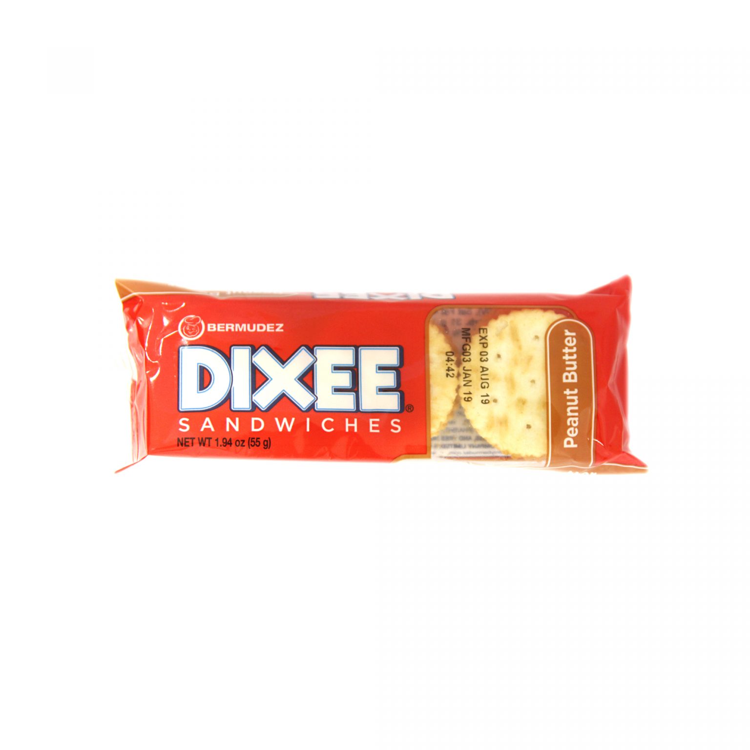 Dixee Peanut Butter Crackers 1.8oz Jollys Pharmacy Online Store