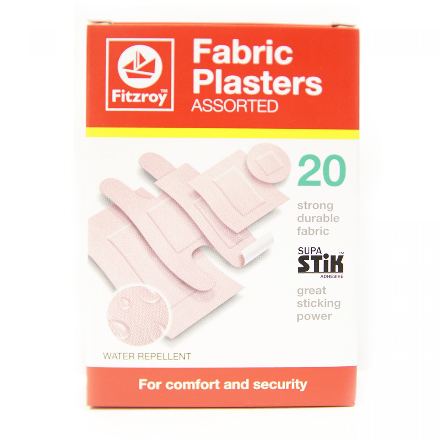 Fitzroy Assorted Fabric Plasters 20ct Jollys Pharmacy Online Store