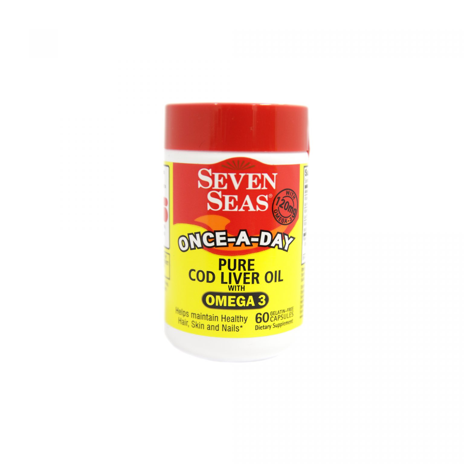 Seven Seas OnceADay Pure 60 Cod Liver Oil Omega 3 Jollys Pharmacy