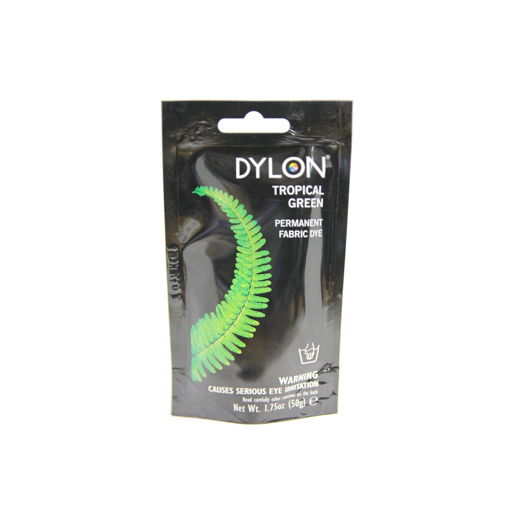 USA Permanent Fabric Dye Tropical Green Hanging Sach 50g Jollys