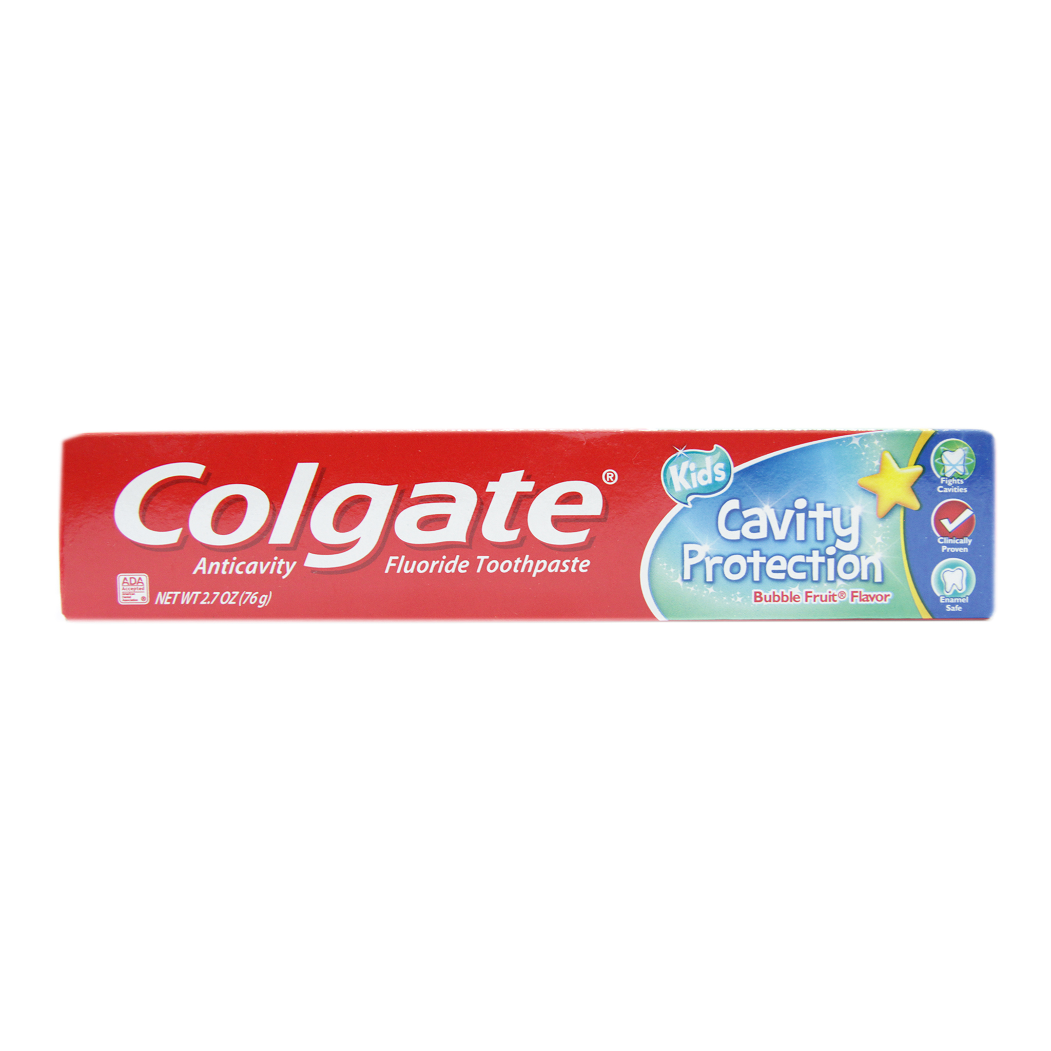 colgate bubble fruit toothpaste color