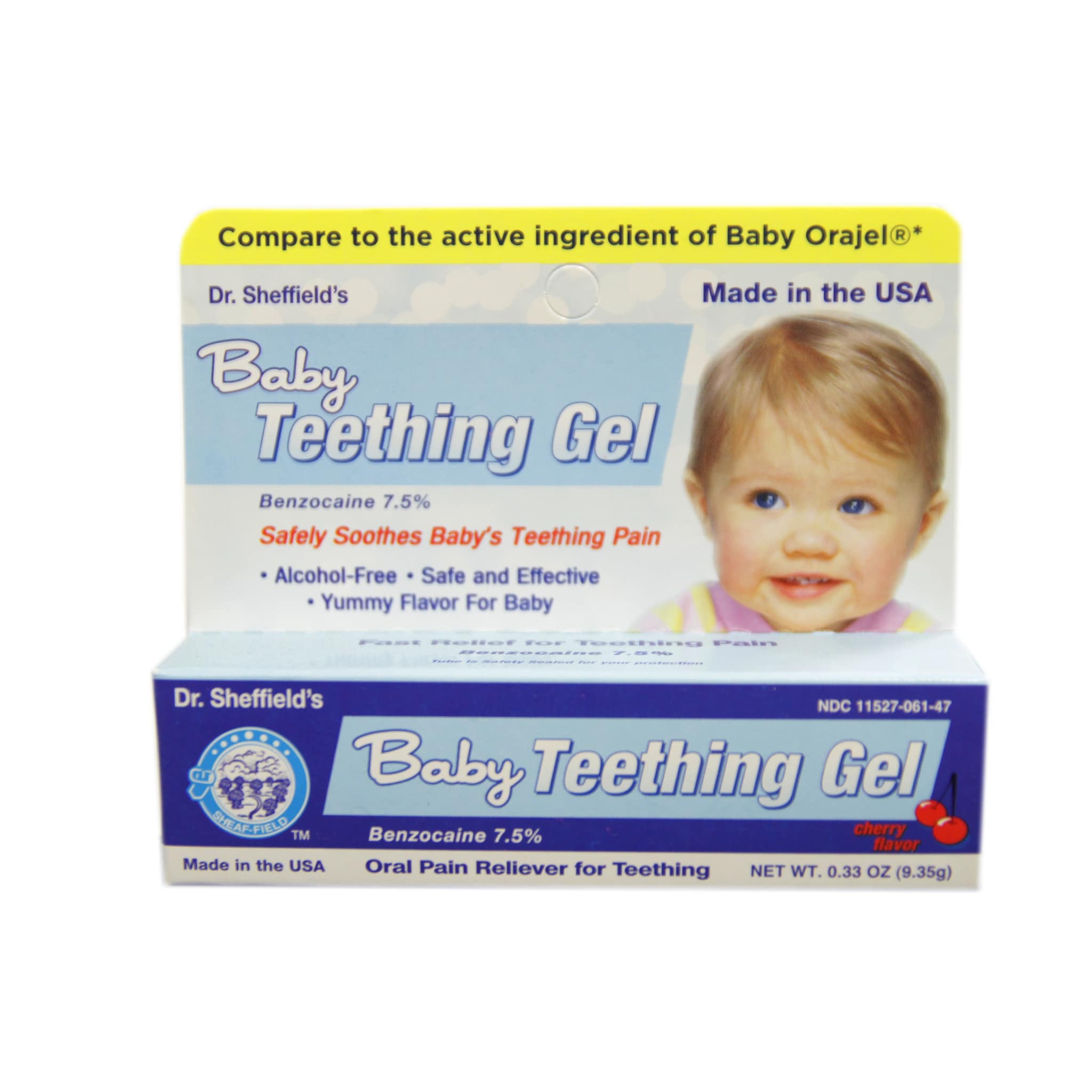 baby teething gel without benzocaine
