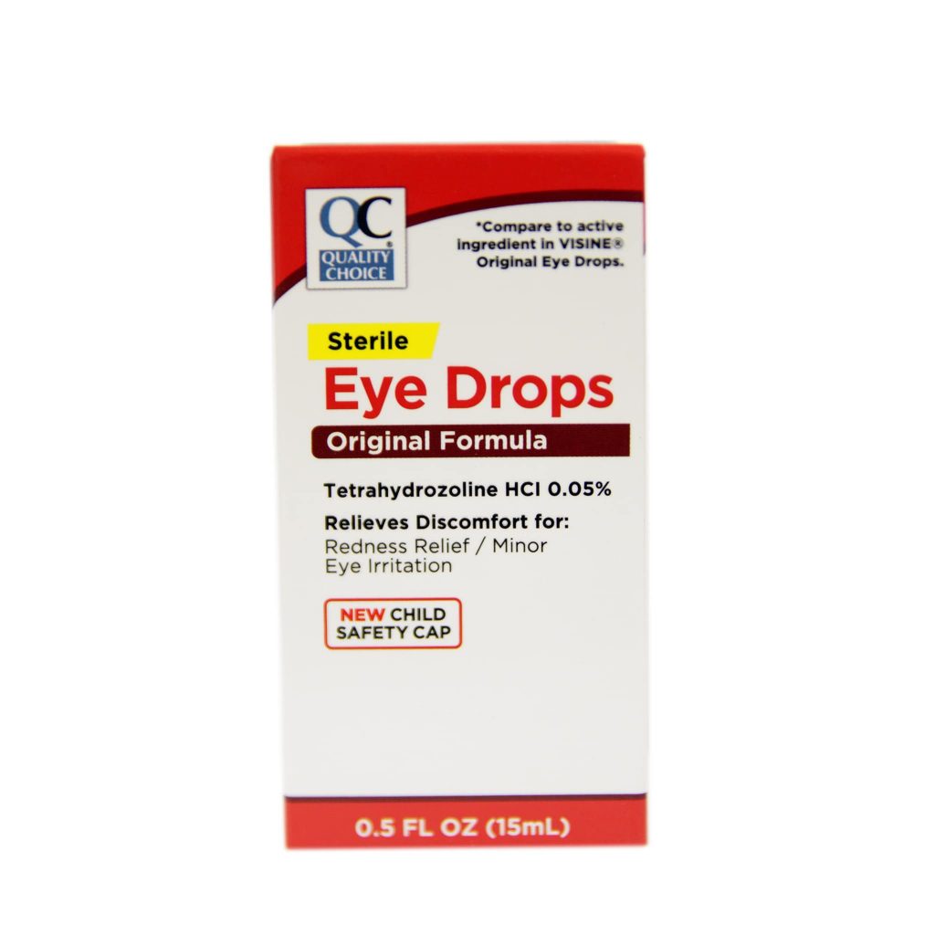 QC Eye Drops Tetrahydrozoline Regular .5oz Jollys Pharmacy Online Store