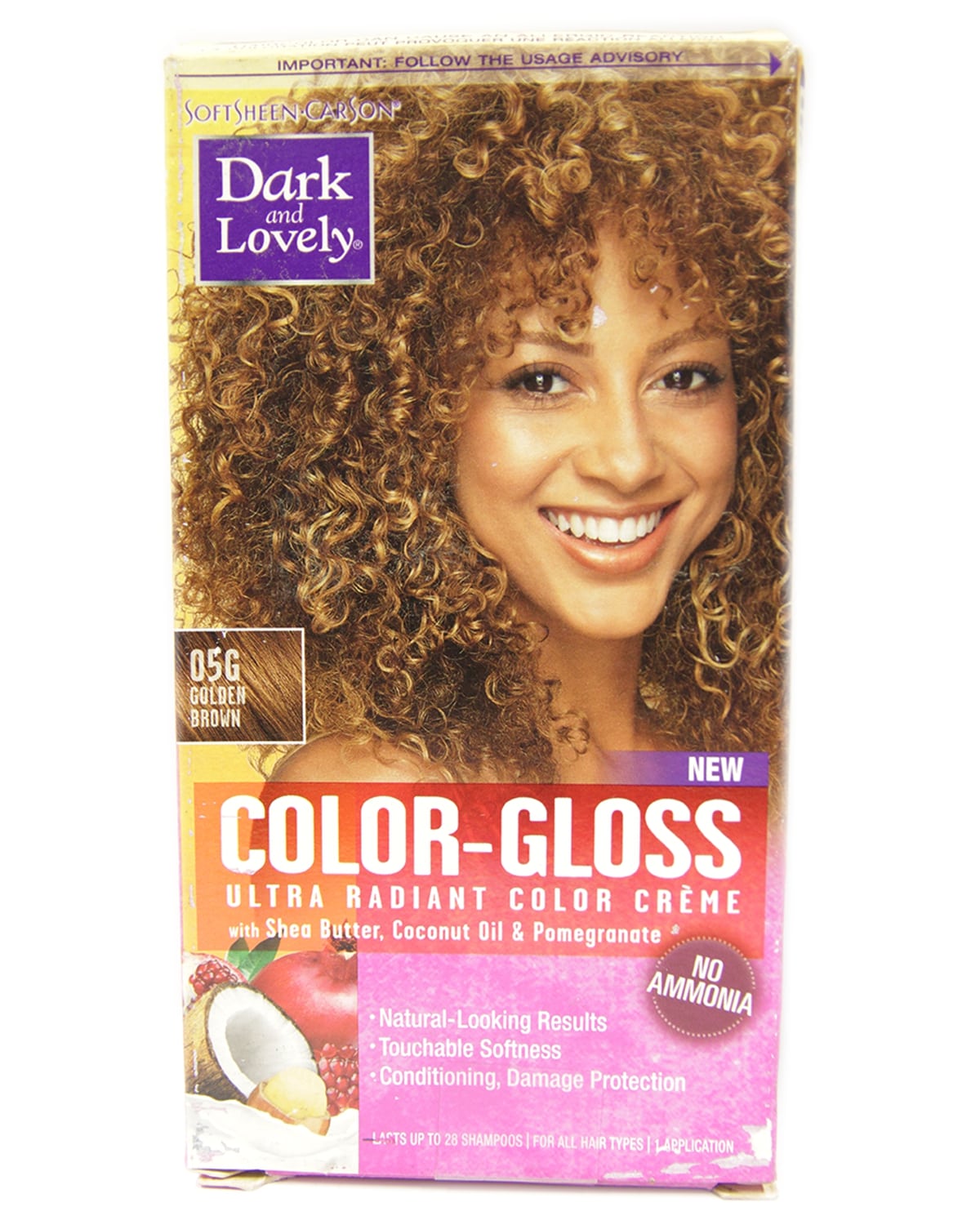 Dark & Lovely Color Gloss Hair Color Golden Brown #05 - Jollys Pharmacy ...