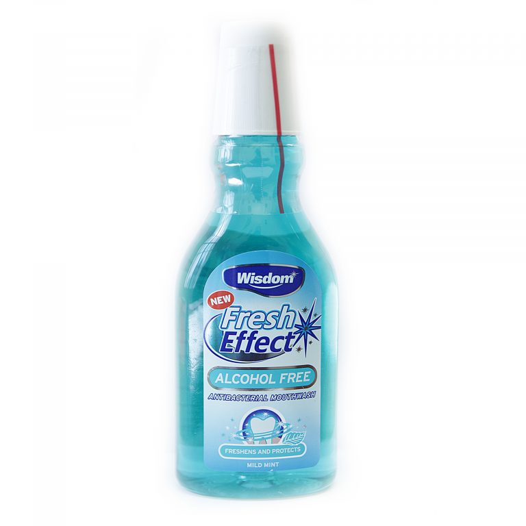 Wisdom Fresh Effect Alcohol Free Mouthwash 300 Ml Jollys Pharmacy