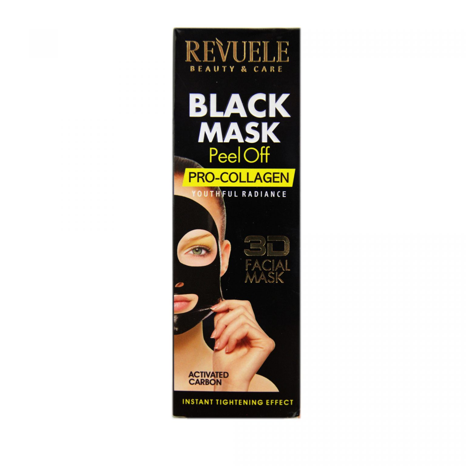 Revuele Black Mask Peel-Off Pro Collagen - Jollys Pharmacy Online Store