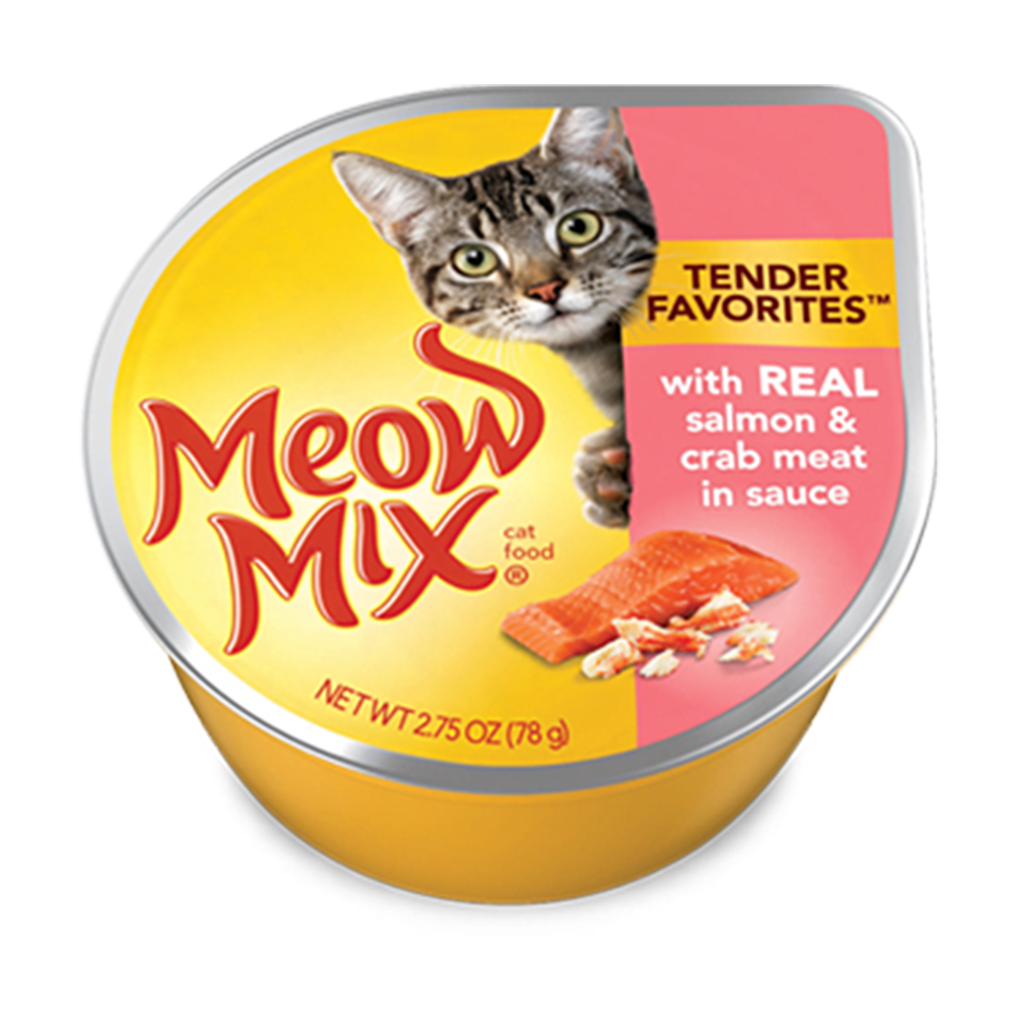 Meow Mix Real Salmon & Crab Meat In Sauce 2.75 Jollys Pharmacy Online