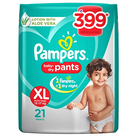 pampers dry pants large