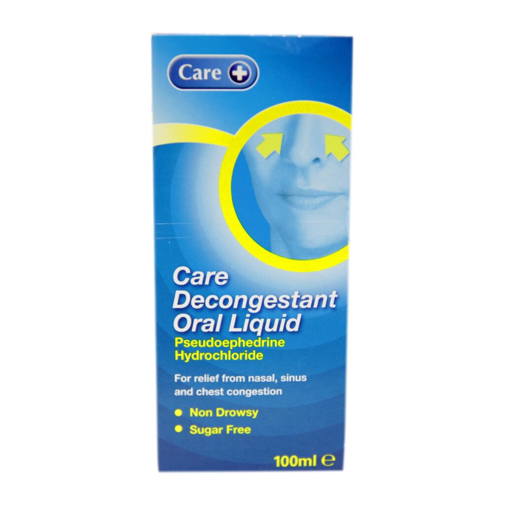 Care Decongestant Oral Solution 100ml Jollys Pharmacy Online Store