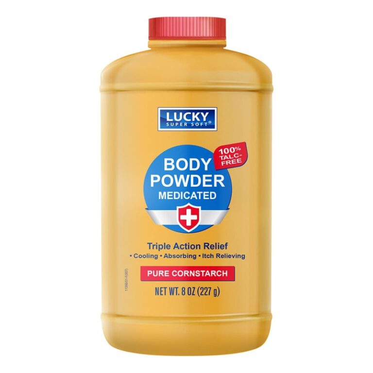 Lucky Body Powder Medicated Cornstarch 8oz - Jollys Pharmacy Online Store