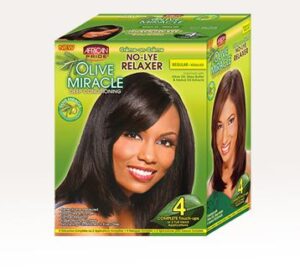 AFRICAN PRIDE OLIVE MIRACLE NL RELAXER KIT REGULAR