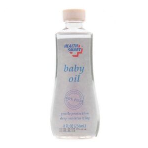 HEALTH SMART BABY OIL COCOA BUTTER 8OZ