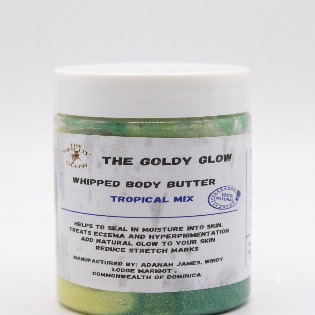 The Goldy Glow Whipped Tropical Mix Butter 8oz