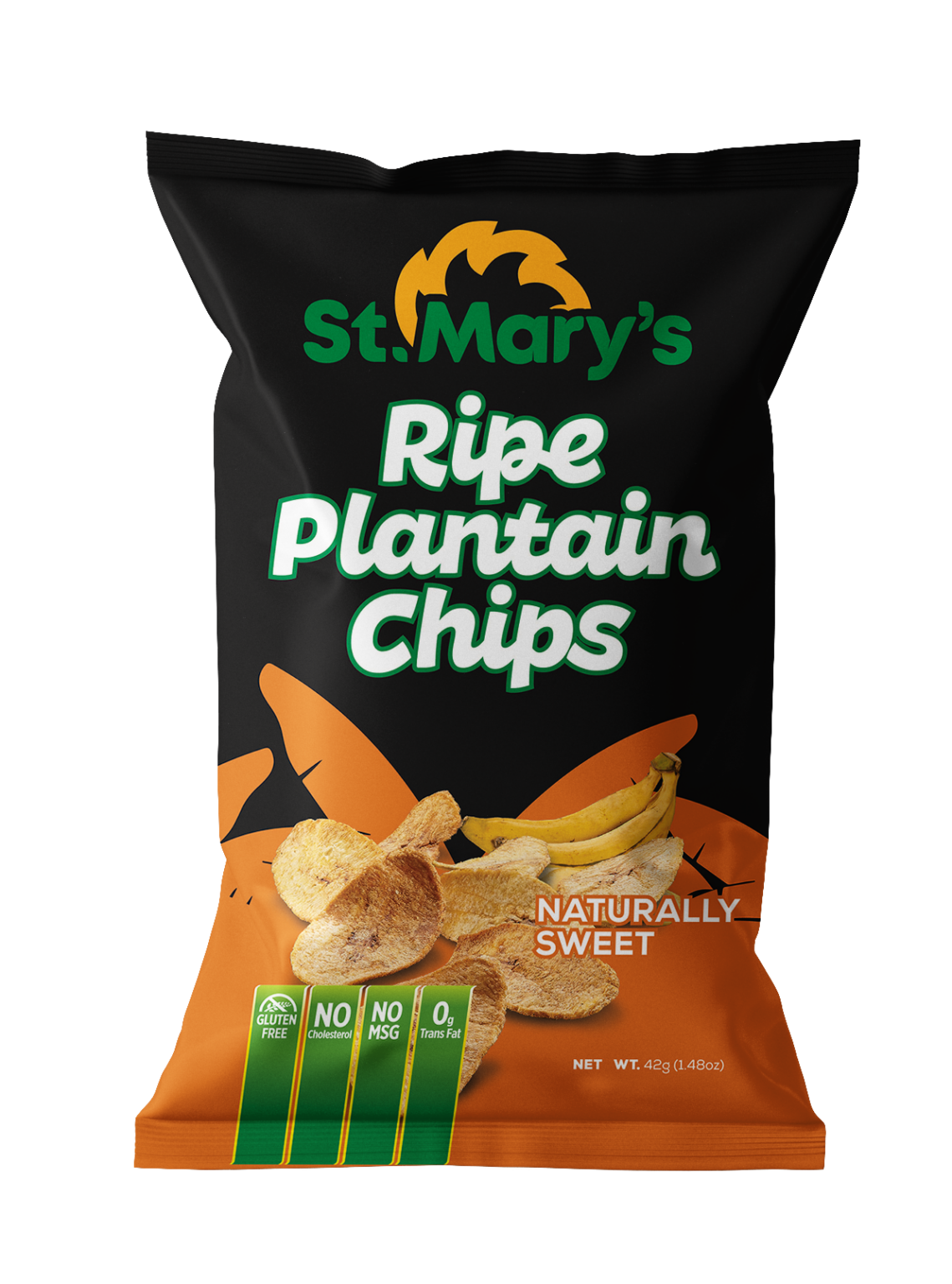 St Mary’s Ripe Plantain Chips Naturally Sweet 40g Jollys Pharmacy