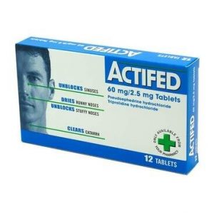 Actifed Multi-Action Tabs