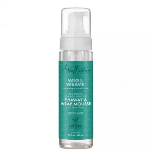 Shea Moisture Wig & Weave T-Tree Fly Away Wrap Mousse 7.5oz