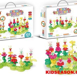 Building Block Garden Flowers Toy