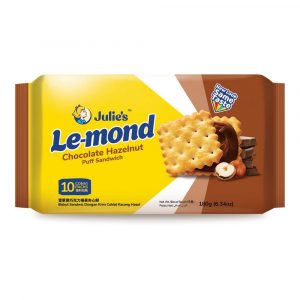 Julie's Le Mond Chocolate Hazelnut Puff Sandwich 180g